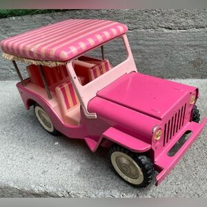 Vtg TONKA PINK JEEP